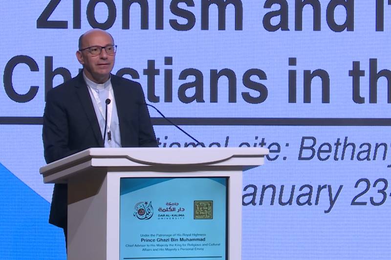 The speech of Rev. Prof. Dr. Mitri Raheb, the Founder and President of Dar al-Kalima University during the opening of the international Consultation on Understanding Christian Zionism and Its Effects on Christians in the Middle East